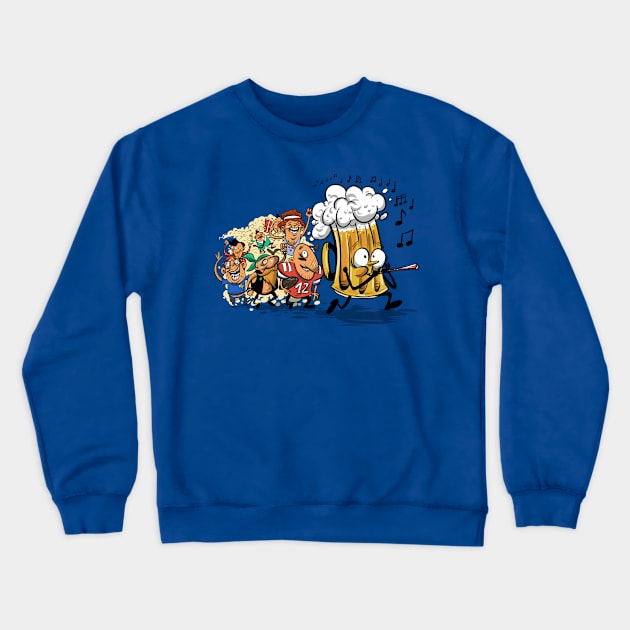 The Beer of Hamelin Crewneck Sweatshirt by Zascanauta